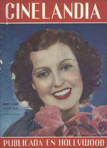 Jeanette MacDonald 1940 Magazine Cover