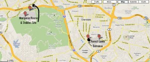 Forest Lawn Glendale Map