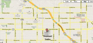 Hollywood Forever Map