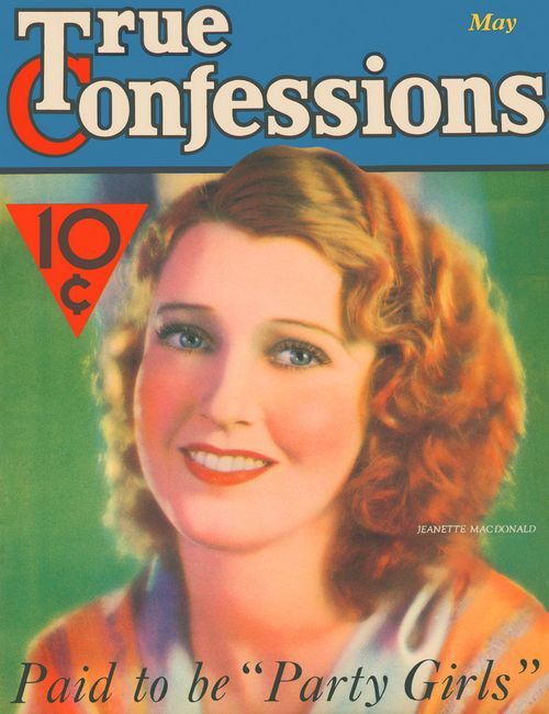 Jeanette MacDonald True Confessions magazine cover