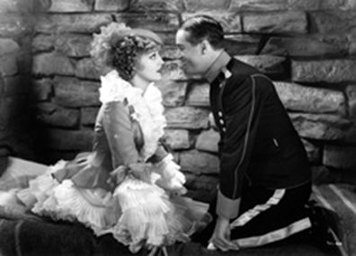 Jeanette MacDonald and Maurice Chevalier in The Merry Widow