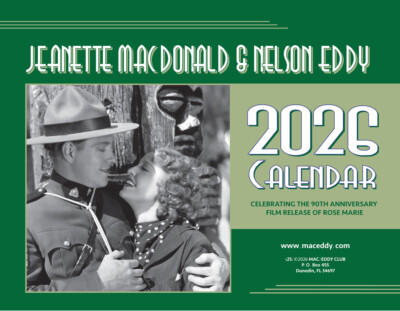Jeanette & Nelson 2026 Calendar!